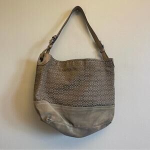 Coach shoulder bag leather ware eat. 1941 suede